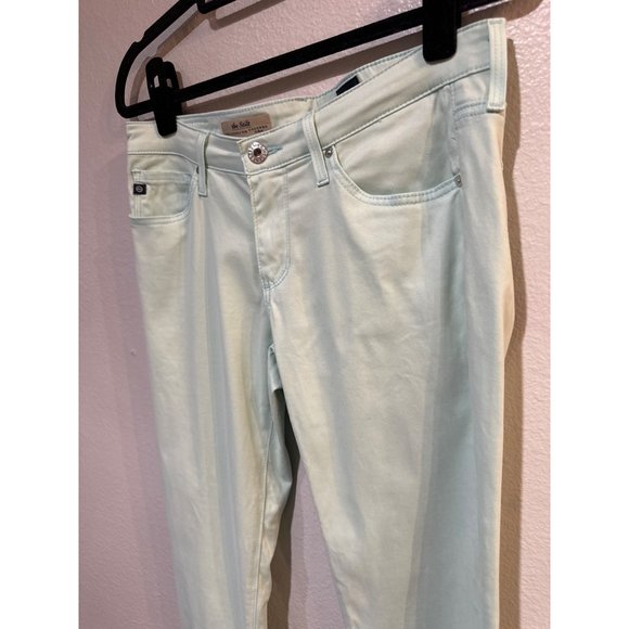 Adriano Goldschmied 26W The Stilt Cigarette Jeans Mint Green - Picture 4 of 14